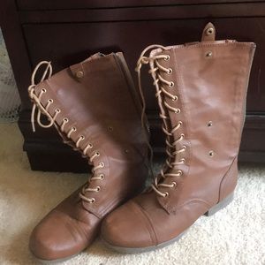 Forever 21 Aztec combat boots
